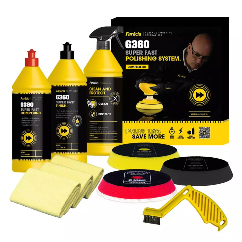 KIT COMPLETO DO SISTEMA G360 COM NOVAS BOINAS E ESCOVA DE LIMPEZA
