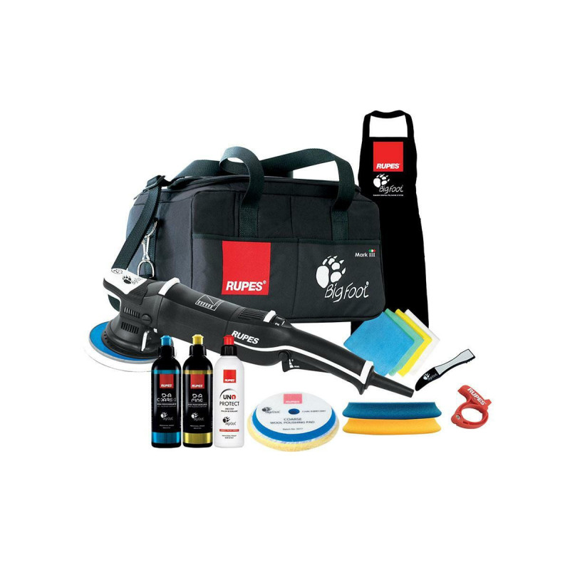 KIT POLIDORA RUPES ORBITAL ALEATÓRIO – BIGFOOT LHR21 MARK III LUX